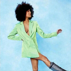 Nasty Gal Lime Green Mini Dress